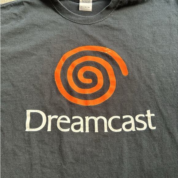 Vintage 90s SEGA Dreamcast Video Game Promo Black T-Shirt XL - Picture 2 of 3
